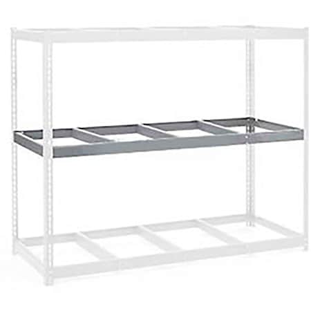 Additional Level For Wide Span Rack 60Wx36D No Deck 1200 Lb Capacity, Gray